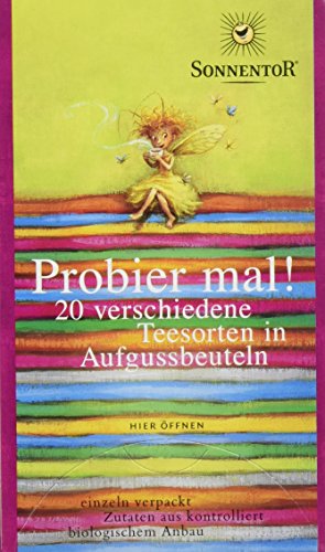 Sonnentor Tee-Probier Mal! Aufgussbeutel, 1er Pack (1 x 31,5 g) - Bio